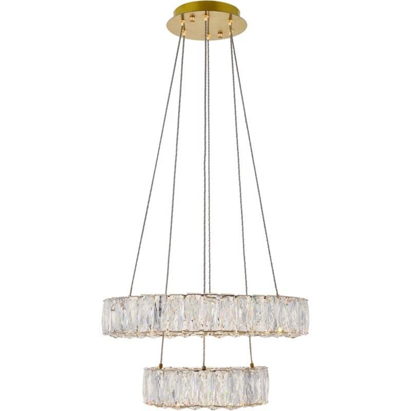 Pemberly Row Contemporary 2 Tier 17.7