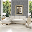 Pemberly Row Reversible Chaise Sectional Sofa French Beige Performance Velvet