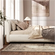Pemberly Row Puffy Modern Platform Queen Bed Ivory White Boucle