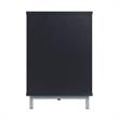 Pemberly Row Wood Fireplace with Media Wire Management in Black