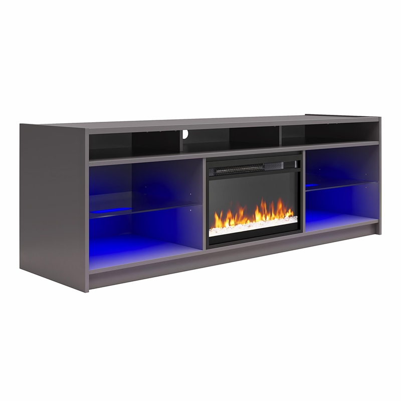 Pemberly Row Electric Fireplace TV Stand - TVs up to 65