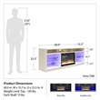 Pemberly Row Electric Fireplace TV Stand - TVs up to 65
