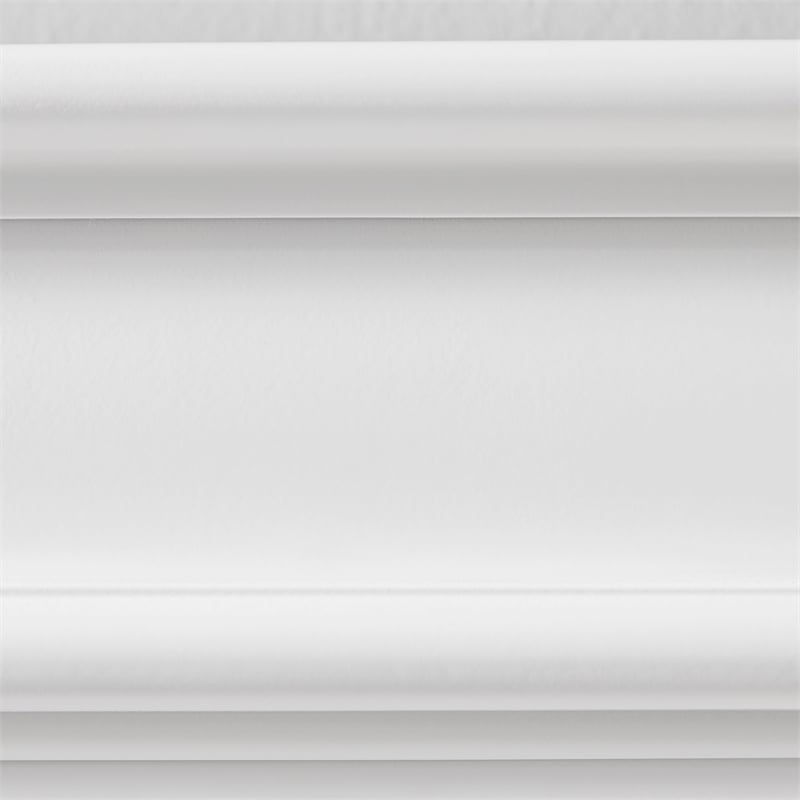 Pemberly Row Wall Mounted Electric Fireplace Console Fully Assembled White Wood