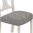 Pemberly Row Set of 2 White and Gray Wood Dining Side Chairs