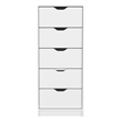Pemberly Row Set of 3 Engineered Wood Dresser & 2 Nightstands in White