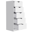 Pemberly Row Set of 2 Engineered Wood Dresser & Nightstand in White