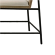 Pemberly Row Contemporary Set of 4 Oak Finish Wood Dining Chairs with Metal Legs