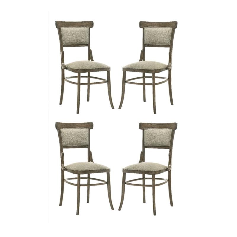 Pemberly Row Set of 4 Vintage Walnut 19