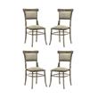 Pemberly Row Set of 4 Vintage Walnut 19