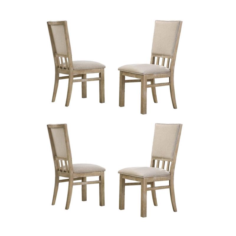 Pemberly Row Set of 4 Wheat Beige 19