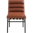 Pemberly Row Contemporary Soft Cognac Dining Chairs (Set of 2)