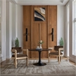 Pemberly Row Contemporary Brown Velvet Dining Chairs (Set of 2)