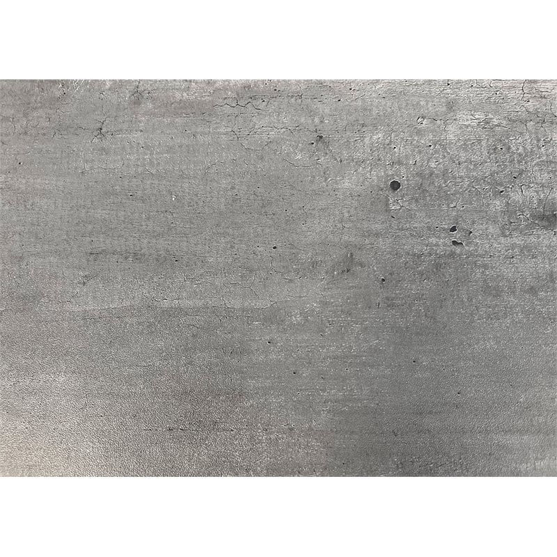 Pemberly Row Wood Laminate Office Writing Desk Office Storage in Concrete Gray