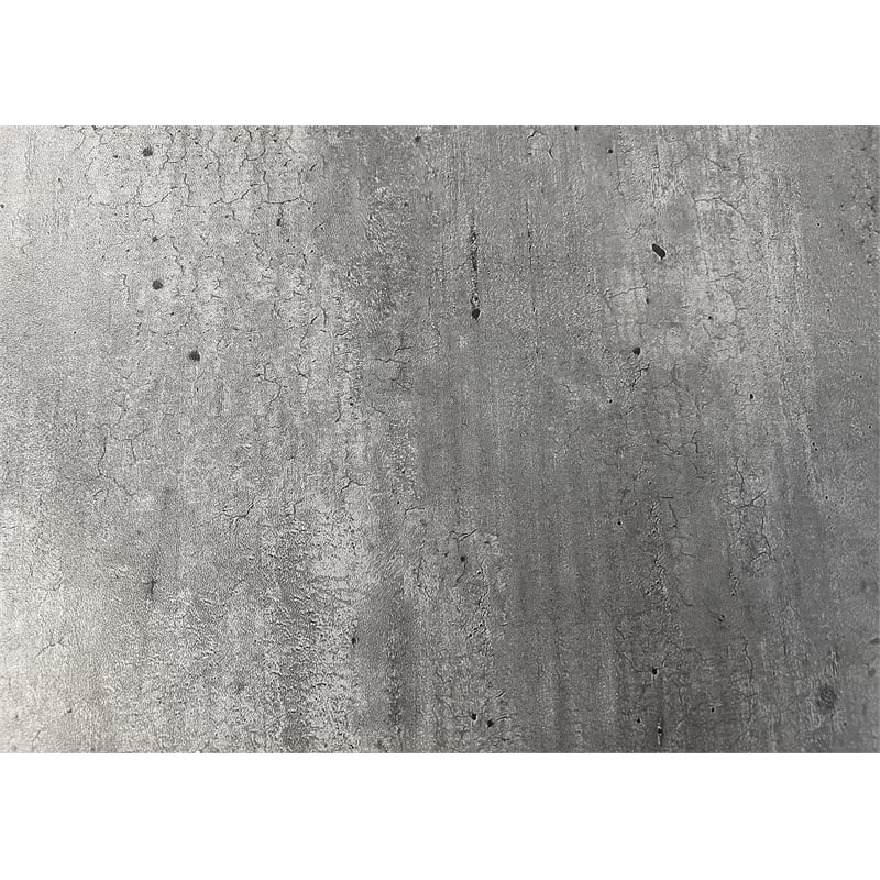 Pemberly Row Wood Laminate Hutch Office Storage Fully Assembled in Gray