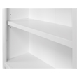 Pemberly Row Modern Wood Open Bookcase Office Bookcase Fully Assembled in White