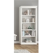 Pemberly Row Modern Wood Open Bookcase Office Bookcase Fully Assembled in White