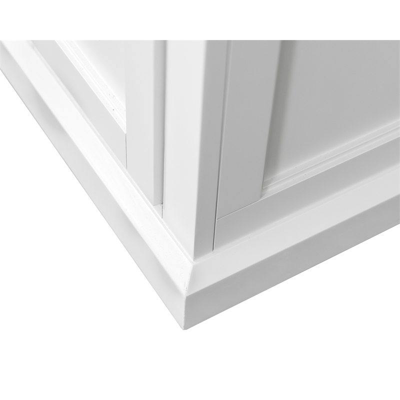 Pemberly Row White Wood Lateral File Office Lateral File Storage Fully Assembled