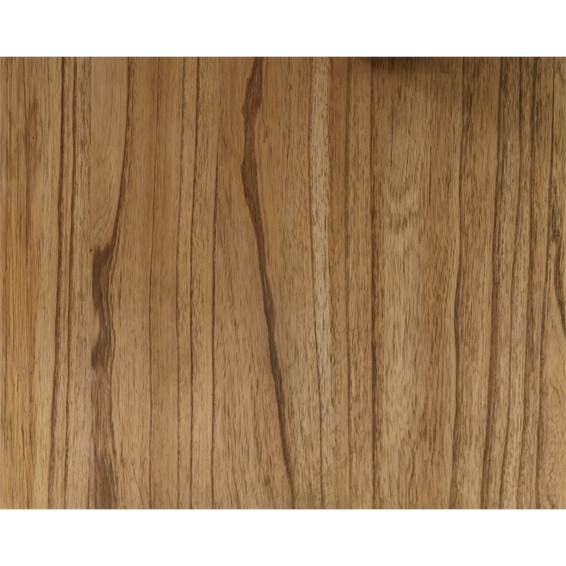 Pemberly Row Coastal Wood Kitchen Dining Table in Brown Wood