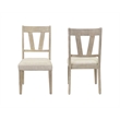 Pemberly Row Rectangular Kitchen Table With Eight Chairs in Light Tan Wood