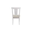 Pemberly Row Wood Kitchen Extension Dining Table and Eight Chairs in White