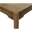 Pemberly Row Wood Counter Height Square Kitchen Table Dining Surface in Brown