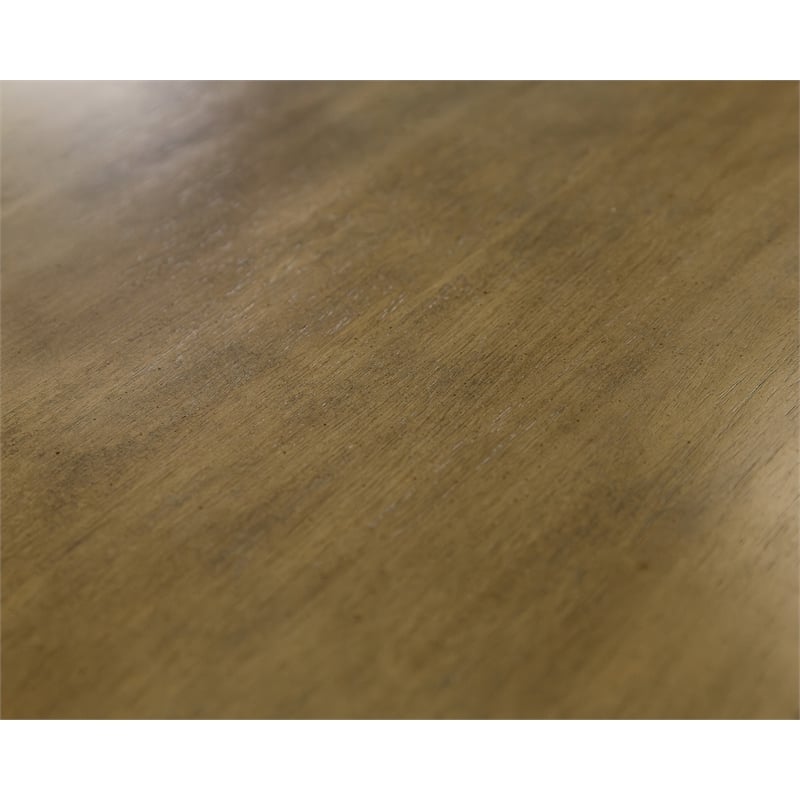 Pemberly Row Wood Counter Height Square Kitchen Table Dining Surface in Brown