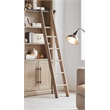 Pemberly Row Traditional Decorative Solid Wood Ladder in Brown