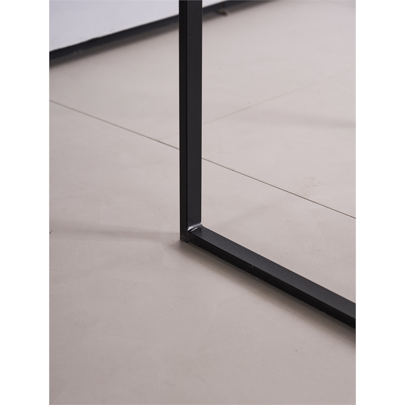 Pemberly Row Contemporary Set of 3 Stackable Barstools in Black