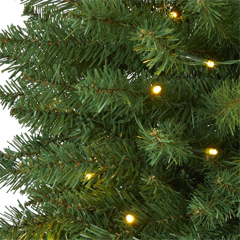 Pemberly Row 3ft Slim Green Mountain Pine Artificial Christmas Tree