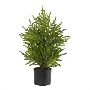 Pemberly Row Indoor 2ft Pine Artificial Tree in Decorative Planter