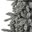 Pemberly Row 7.5ft Flocked Fir Christmas Tree with500 Clear Warm LED