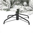Pemberly Row 7.5ft Flocked Fir Christmas Tree with500 Clear Warm LED
