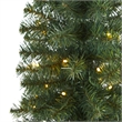 Pemberly Row 2ft Green Artificial Christmas Tree with 35 LED Lights