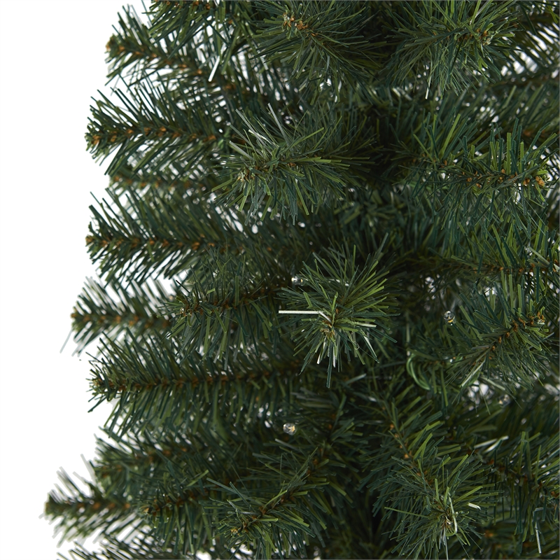 Pemberly Row 2ft Green Artificial Christmas Tree with 35 LED Lights