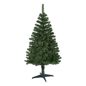 Pemberly Row 5ft Northern Tip Pine Artificial Green Christmas Tree in Green
