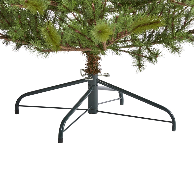 Pemberly Row Traditional 7ft Indoor Mountain Pine Christmas Tree