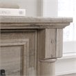 Pemberly Row Set of 2 Wood 3-Shelf Bookcase & Lateral File Cabinet in Split Oak