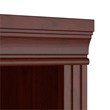 Pemberly Row Set of 2 5-Shelf Bookcase & Executive Desk with Drawers
