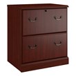 Pemberly Row Set of 3 5-Shelf Bookcase & Lateral File Cabinet & Executive Desk