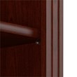 Pemberly Row Set of 3 5-Shelf Bookcase & Lateral File Cabinet & Executive Desk