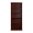 Pemberly Row Set of 3 5-Shelf Bookcase & Lateral File Cabinet & Executive Desk