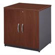 Pemberly Row Set of 2 Wood Storage Cabinet & L-Shaped Desk with Drawers