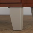 Pemberly Row Set of 2 Wood Lateral File Cabinet & L-Shaped Desk with Drawers
