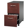 Pemberly Row Set of 2 2-Drawer Mobile File Cabinet & L-Shaped Desk with Drawers