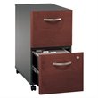 Pemberly Row Set of 2 2-Drawer Mobile File Cabinet & L-Shaped Desk with Drawers