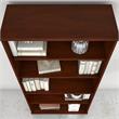 Pemberly Row Set of 2 Wood 5-Shelf Bookcase & L-Shaped Desk with Drawers