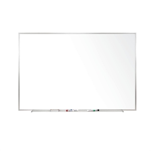 Pemberly Row 36.5&quot x 48.5&quot Aluminum Frame Ceramic Magnetic Whiteboard