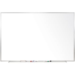 Pemberly Row 48.5&quot x 96.5&quot Aluminum Fr. Ceramic Mag Whiteboard