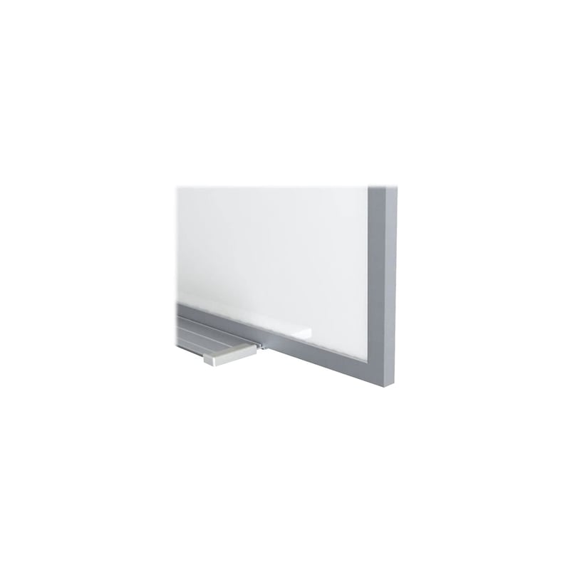 Pemberly Row Vinyl 5' x 6' Magnetic Projection Whiteboard in Gray