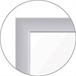 Pemberly Row Vinyl 3' x 4' Magnetic Whiteboard with 2